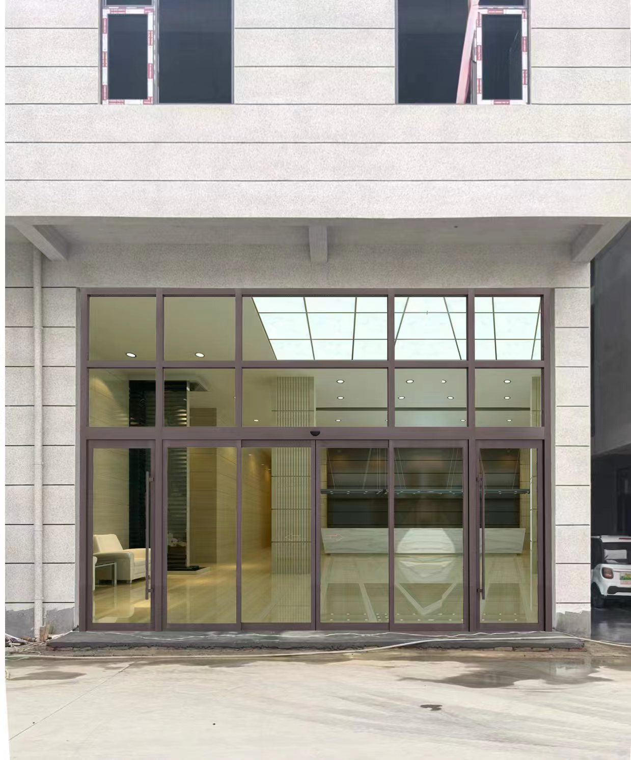 盐城市玻璃伸缩门